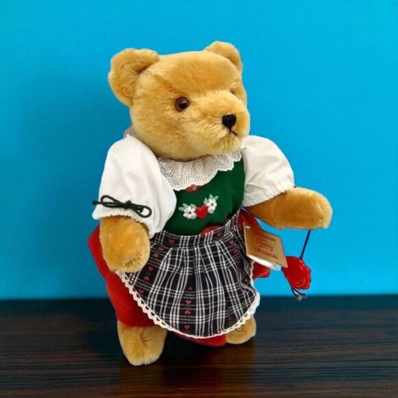 Vintage Oktoberfest Hermann Teddy Original Mohair Growler 13